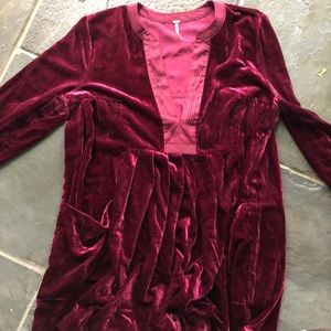 Free People velvet tunic!